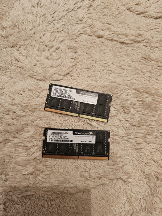 ОЗУ 64 GB DDR4 3200 МГц / 2 × 32 GB