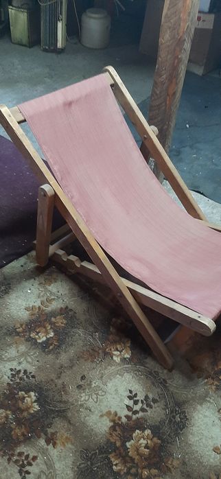 Шезлонг от дърво