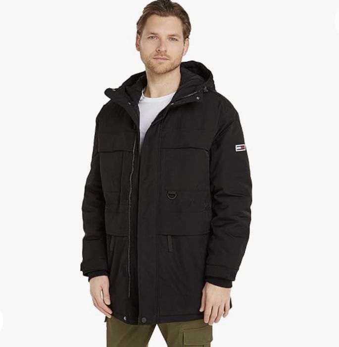 Tommy Hilfiger Hooded Padded Multi Pocket Parka ОРИГИНАЛ мъжко яке L-X