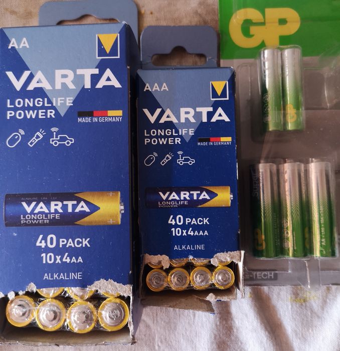 Baterii Varta alcaline NOI