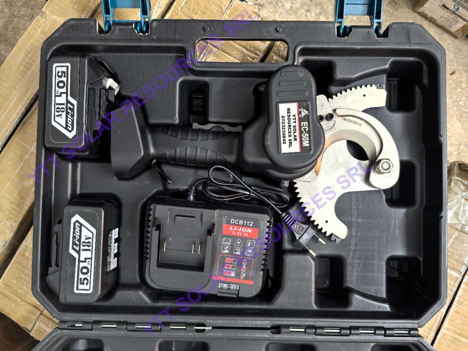 Ratchet / ghilotina / foarfeca electrica pentru taiat cabluri electrice pana la 50mm diametru