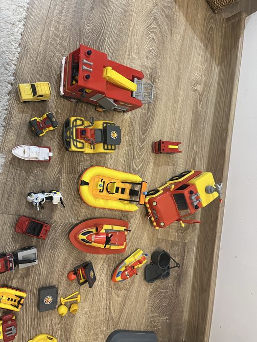 Set Jucarii fireman Sam , pompierul Sam