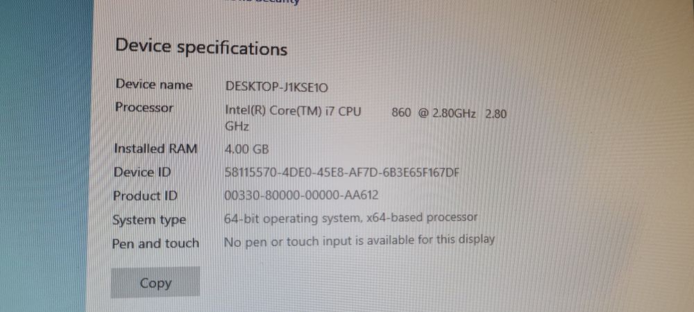 Dell, VOSTRO 430, Intel Core i7-860, 2.80 GHz