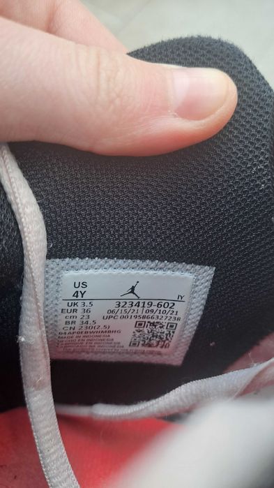 Adidasi Jordan 6 rings marime 36