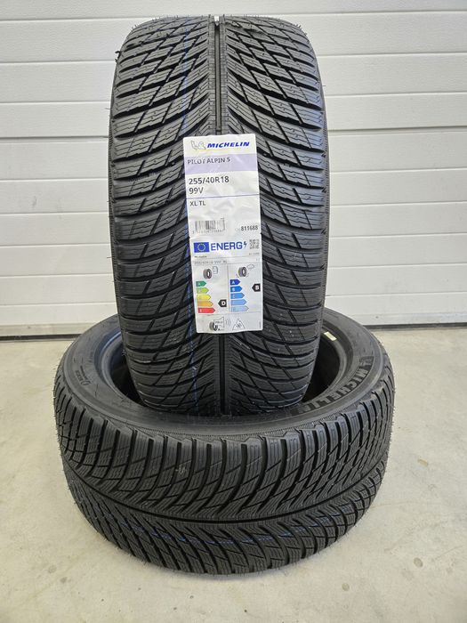 2buc Anvelope iarna 255 40 18 Michelin Pilot Alpin5