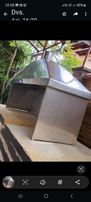 Hotă din tabla de inox sau Tabla zincata pe comanda