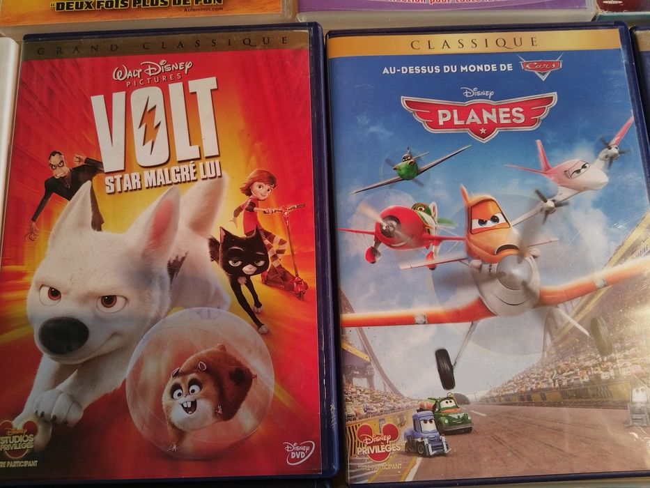 DVDта на френски език детски дивидита Kung Fu Panda Minions Madagascar