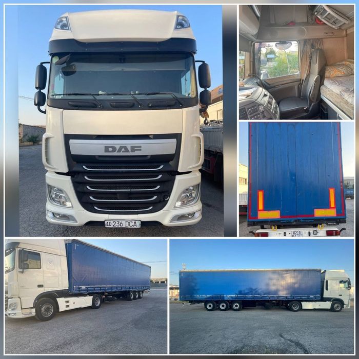 Даф 106 срочна стандарт с прицепом