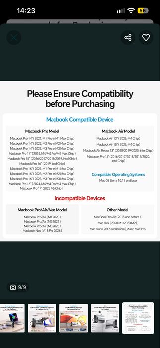 Macbook Pulwtop - докинг станция- до 4TB NVme