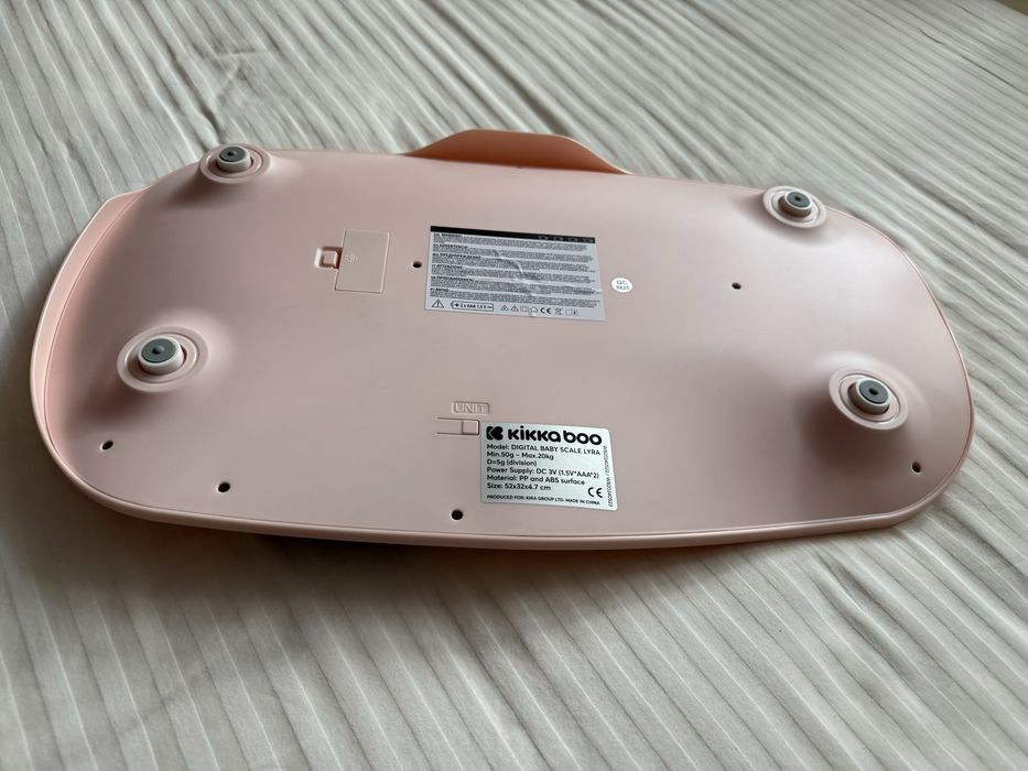 Kikkaboo Цифрова везна за бебета Lyra Pink