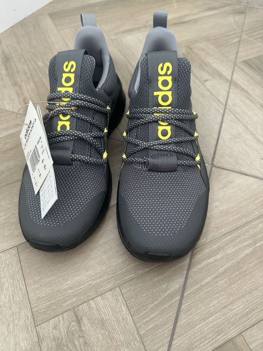 Pantofi sport Adidas, baieti, gri, material textil, noi, cu eticheta