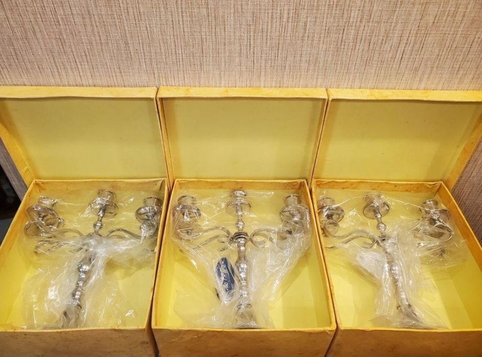 Подсвечники пятирожковые