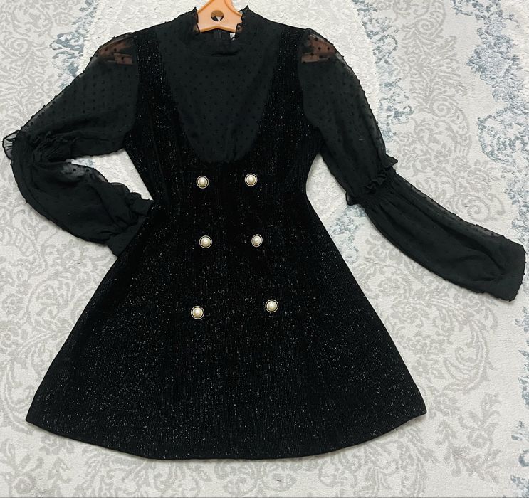 Твидовое  платье