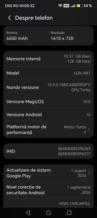 Vând telefon mobil honor