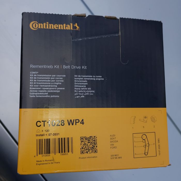 Ангренажен комплект на Continental за VW Golf 4 1,9