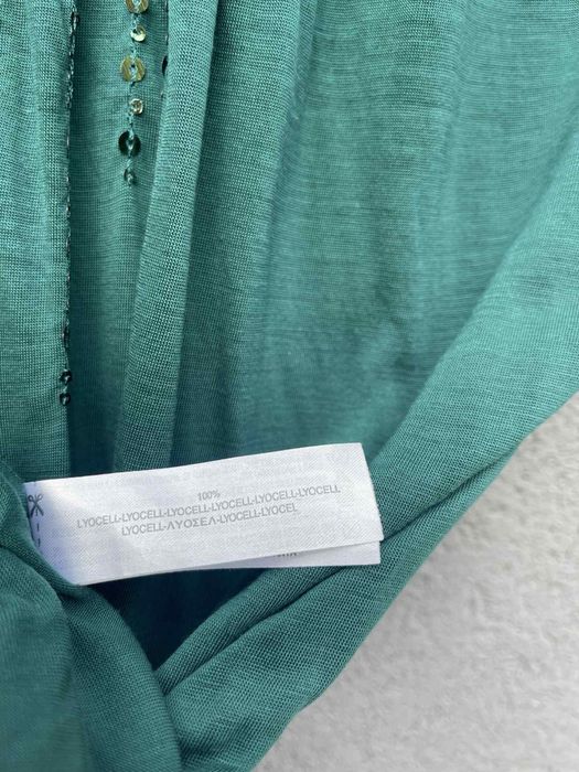 Блуза с къс ръкав Massimo Dutti с пайети