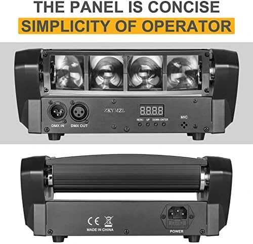 Spider Moving Head Light LED Beam DJ Lights RGBW