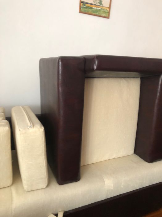 Разтегателен Диван и фотьойл комплект, чисто нови и неизползвани