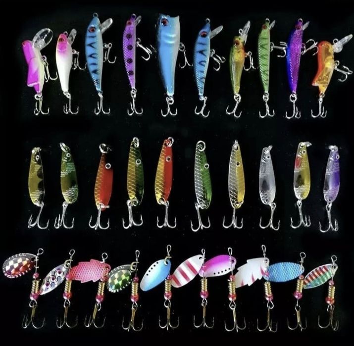 Комплект воблери и блесни