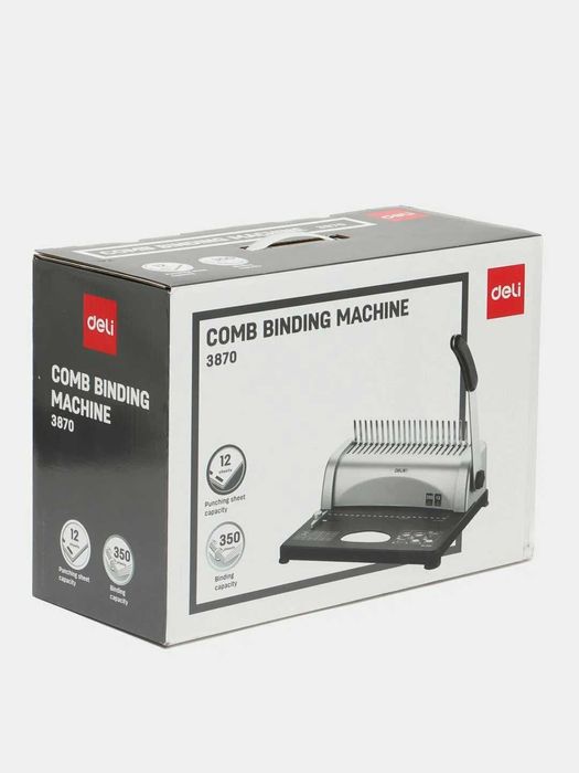 Аппарат переплетный Deli 3870, для формата A4, для переплета книг