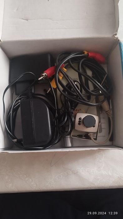 Комплект беспроводной камеры 1.2G радиоприёмник AV с блоком питания