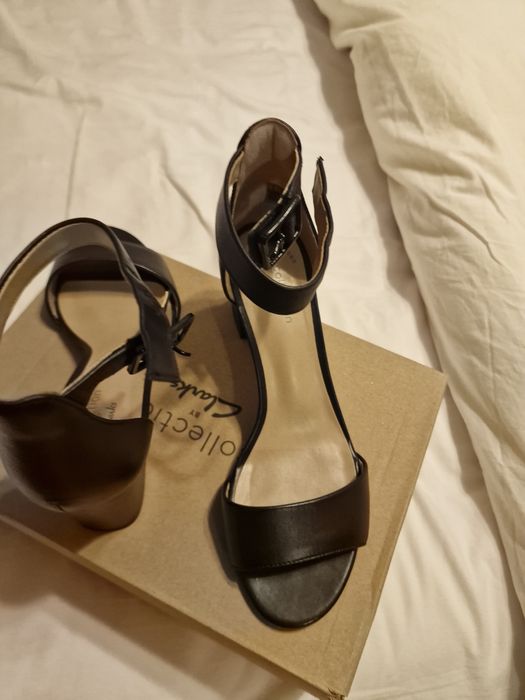 sandale elegante Clarks, piele, mărimea 35,5