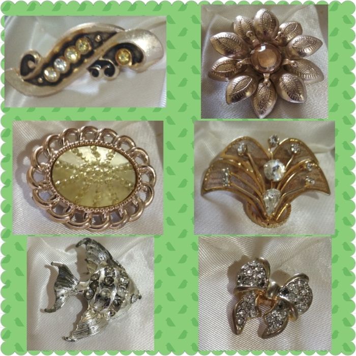 Винтажные чешские, немецкие, советские броши