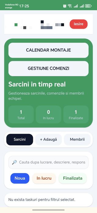Aplicații JavaScript Gestiune și Sarcini