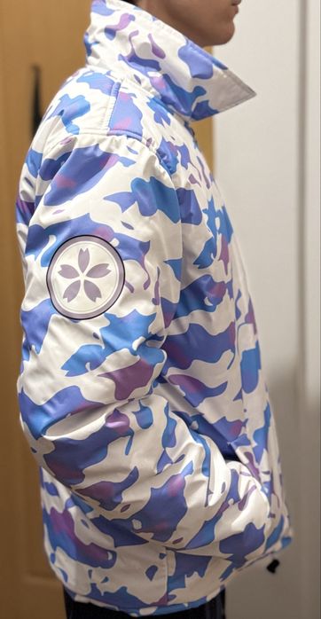 Geaca de iarna Free Fire New Age, model exclusiv, albastru-alb, M,noua