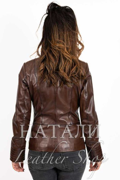 Дамско кожено яке Алекса