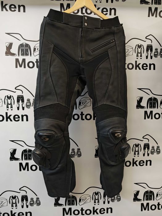 Costum moto piele Tschul cu cocoasa marime 50