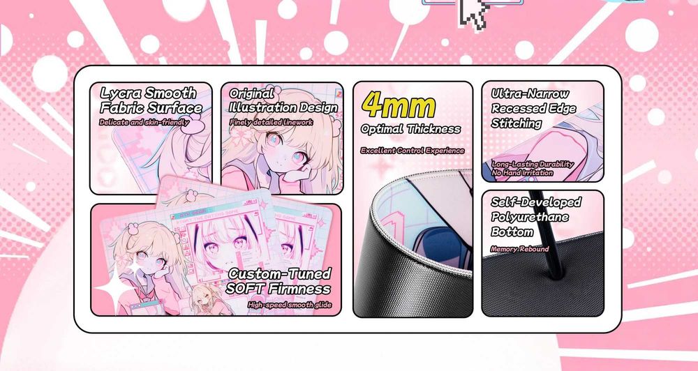 Коврик для мыши ATK Anime Mouse Pad - REVERIE, NANA