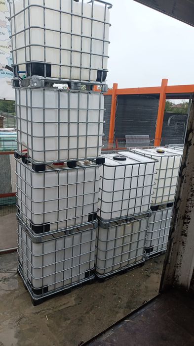 600/1000l bazine ibc curate igienizate albe negre corbu cta transport