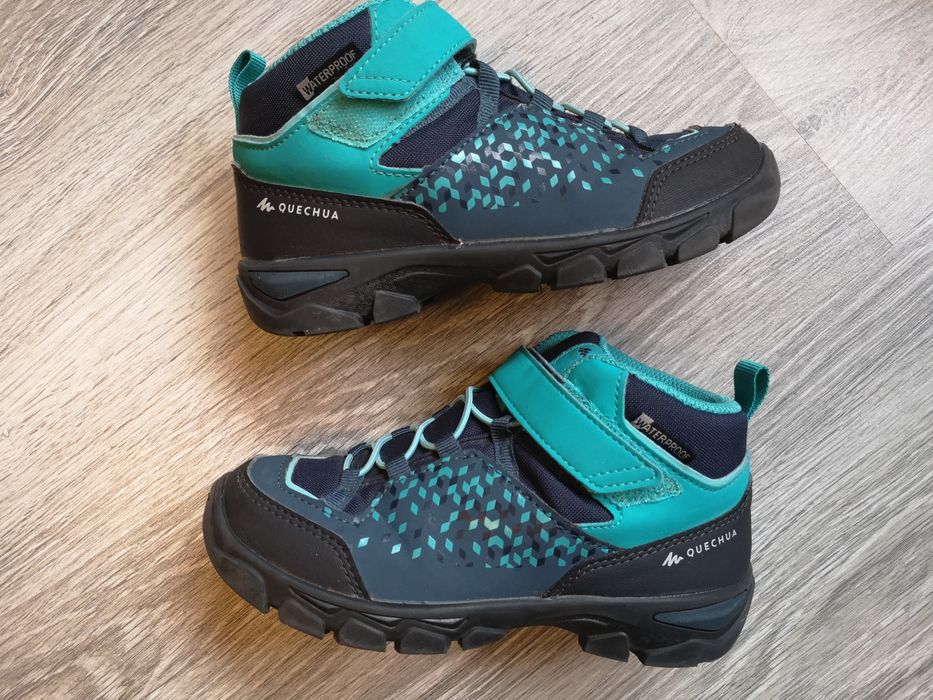 Bocanci Quechua copii, mar 31, 19 cm, stare f buna