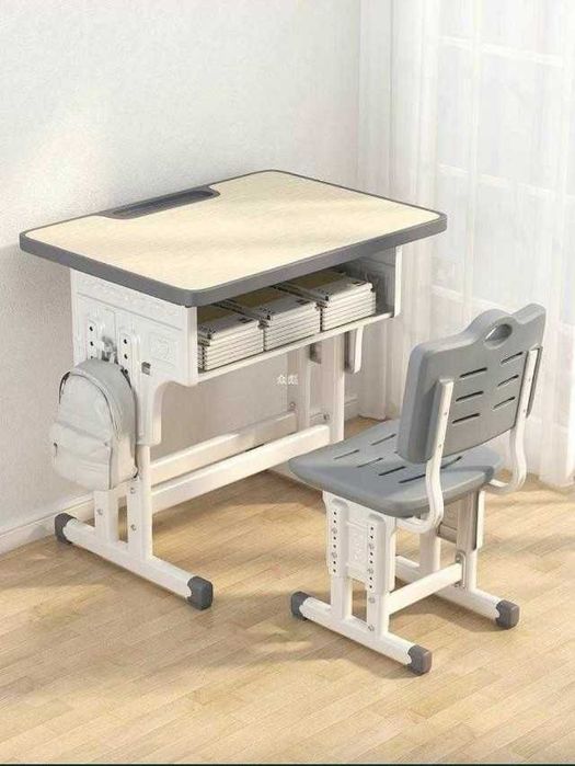 Парта для школьника Парта стул детская Растущая стол