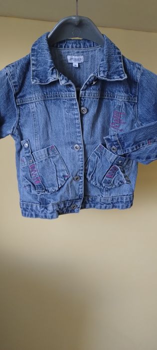 Дънково яке за малко момиченце