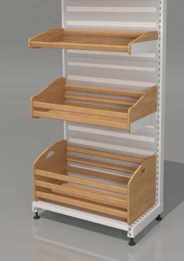 Хлебные стеллажи полки