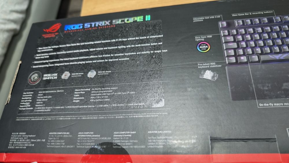 ASUS ROG Strix Scope II X