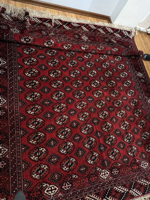 Ковер туркменский из шерсти 4х2,20 м