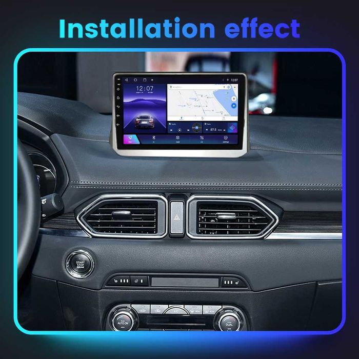 NAVIGATIE Android 14 Mazda CX-5 2017-2021 1/8 Gb Waze CarPlay + CAMERA
