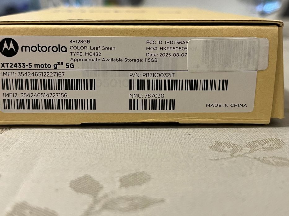 Motorola XT2433-5 Moto G35 5G, 128 GB 4 GB Ram