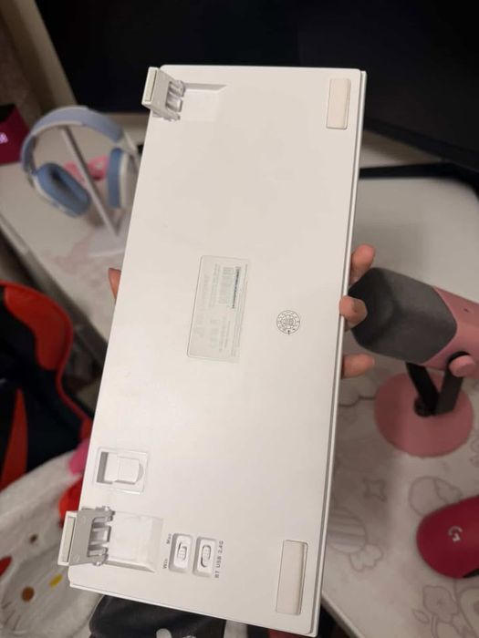 Клавиатура Ajazz AK820 PRO Gift Switch белый