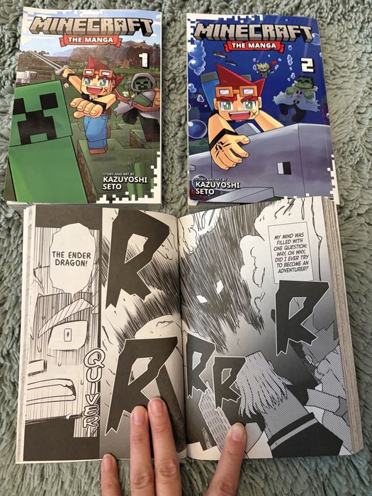 Minecraft - THE MANGA - Vol 1,2 si 3