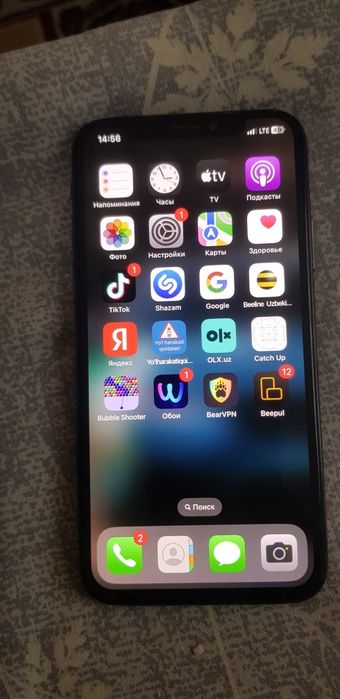 Iphone x 256 rangi qora