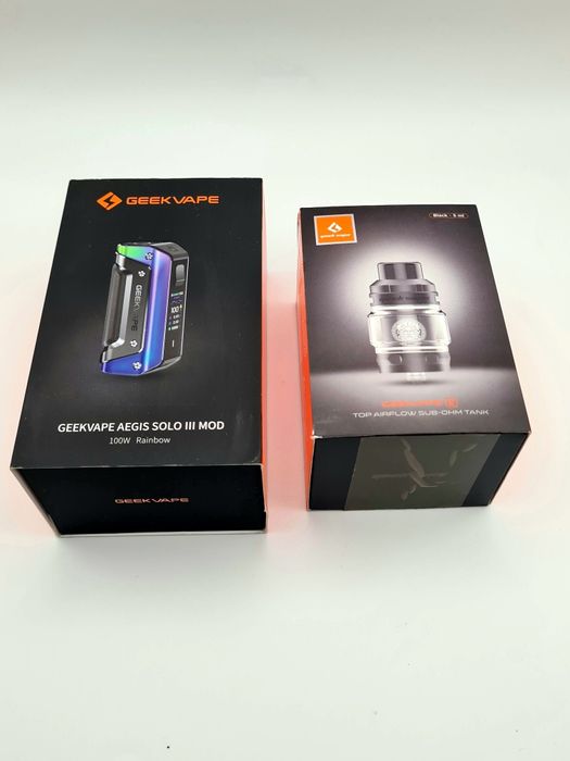 GeekVape Aegis Solo 3 Mod Rainbow + Atomizor Z (noi, nefolosite)