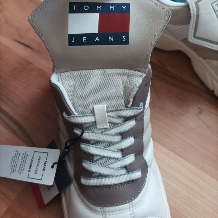Tommy Hilfiger N42 естествена кожа маратонки