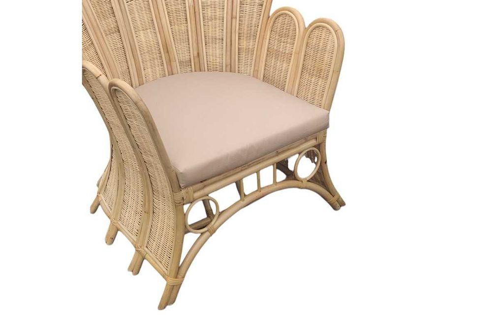 Ратанов фотьойл Puzzle-home Fragia 103x90x120cm