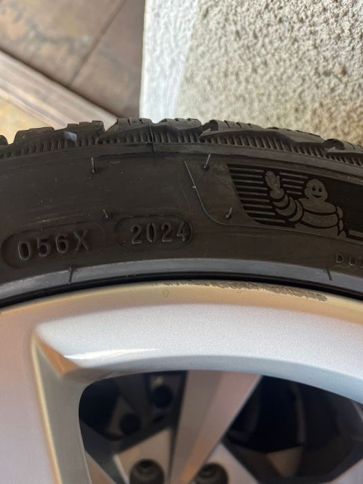 Jante 18 Audi A3 echipate iarna Michelin 225 40 R18 dot 2024