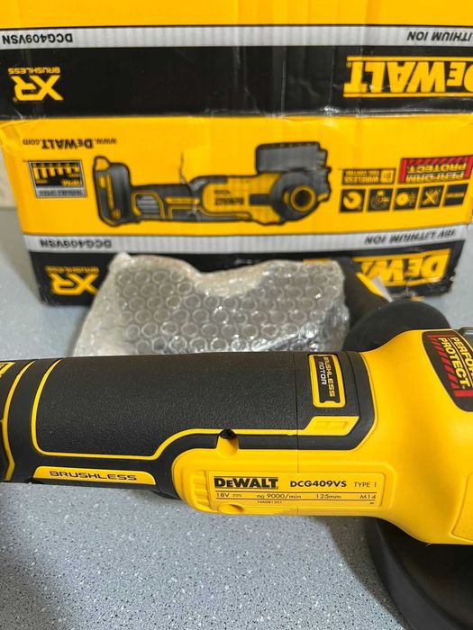 Dewalt DCG409VSN с регулировкой оборотов