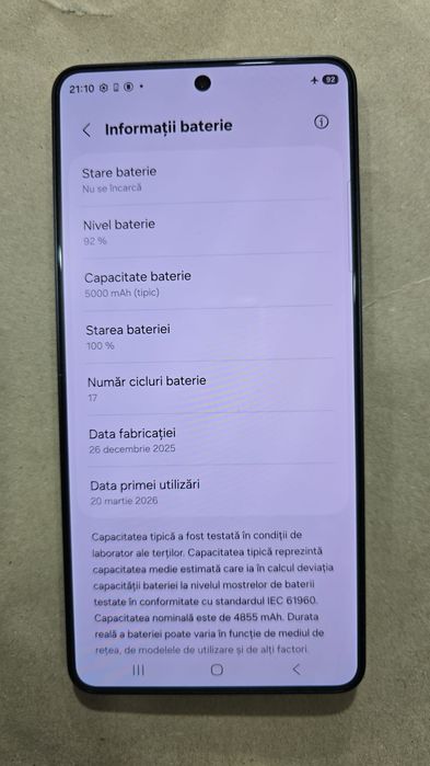 Samsung Galaxy S26 Ultra 1 tb impecabil